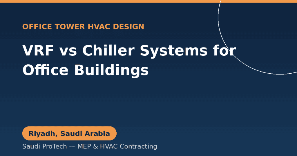 VRF vs Chiller Systems for Office Buildings in Riyadh: Which Should You Choose?