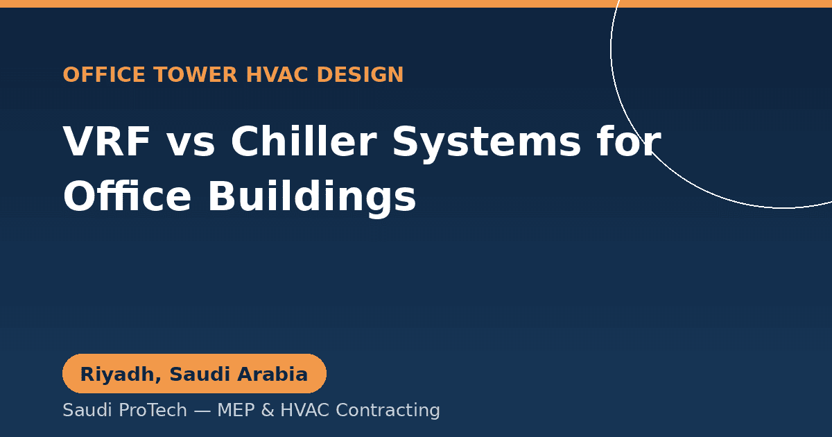 VRF vs chiller systems for office buildings in Riyadh